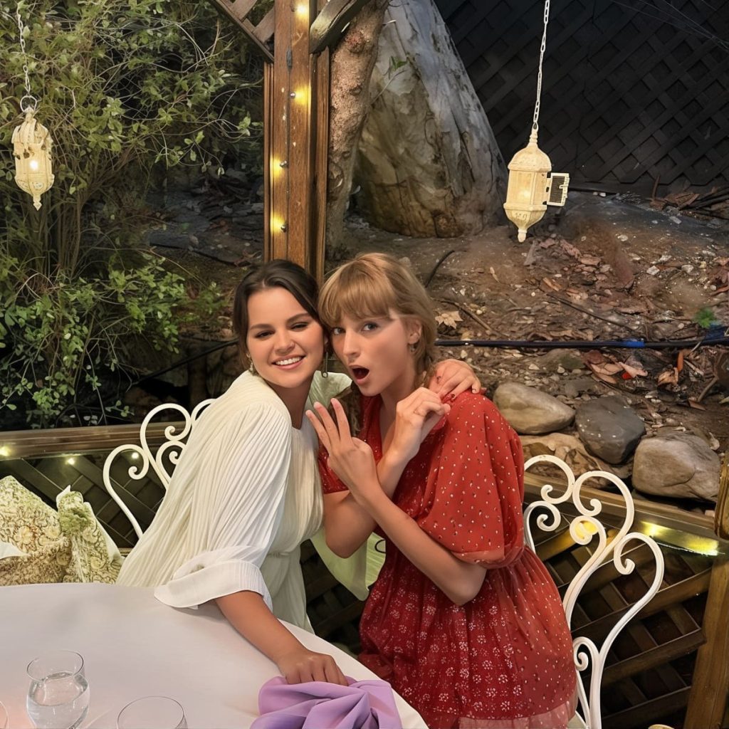 Taylor Swift's and Selena Gomez