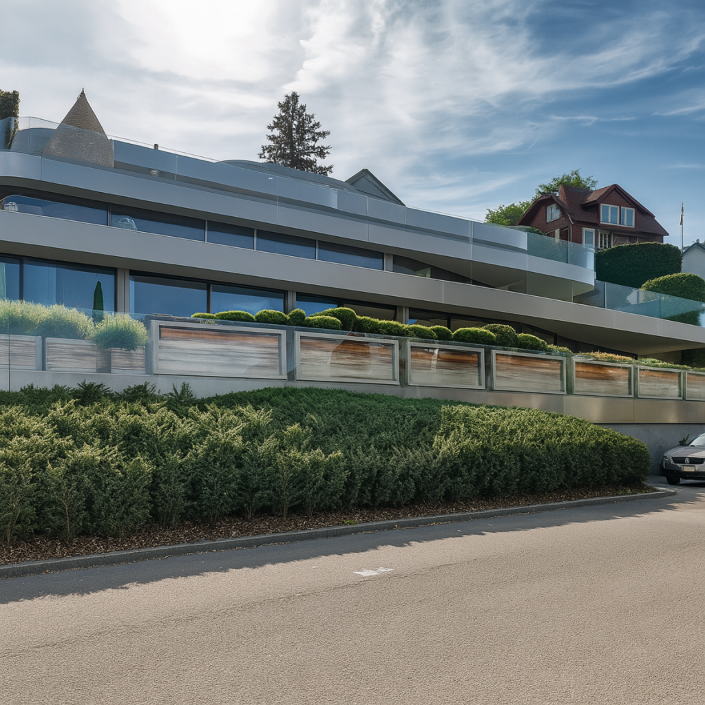 Front View of Roger Federer’s Mansion in Wollerau