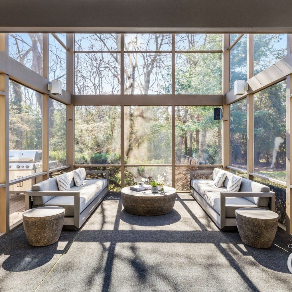 Screened Patio in Billy Porter’s Former NYC Home