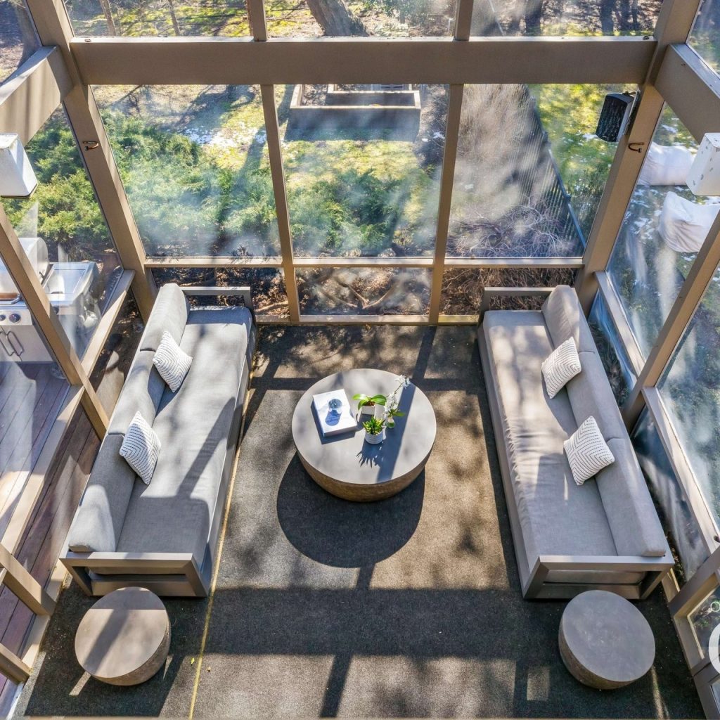 Screened Patio in Billy Porter’s Former NYC Home