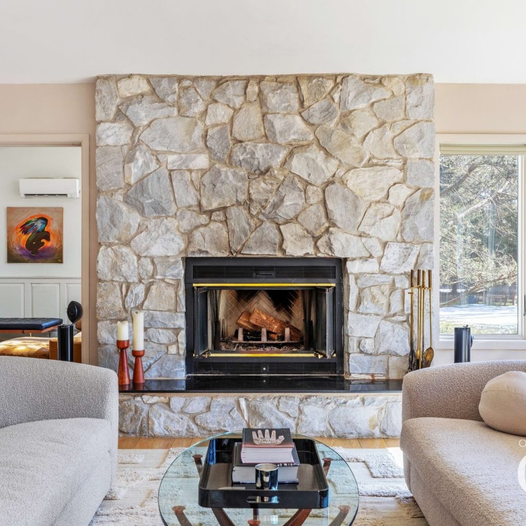 Fireplace in Billy Porter’s Former NYC Home