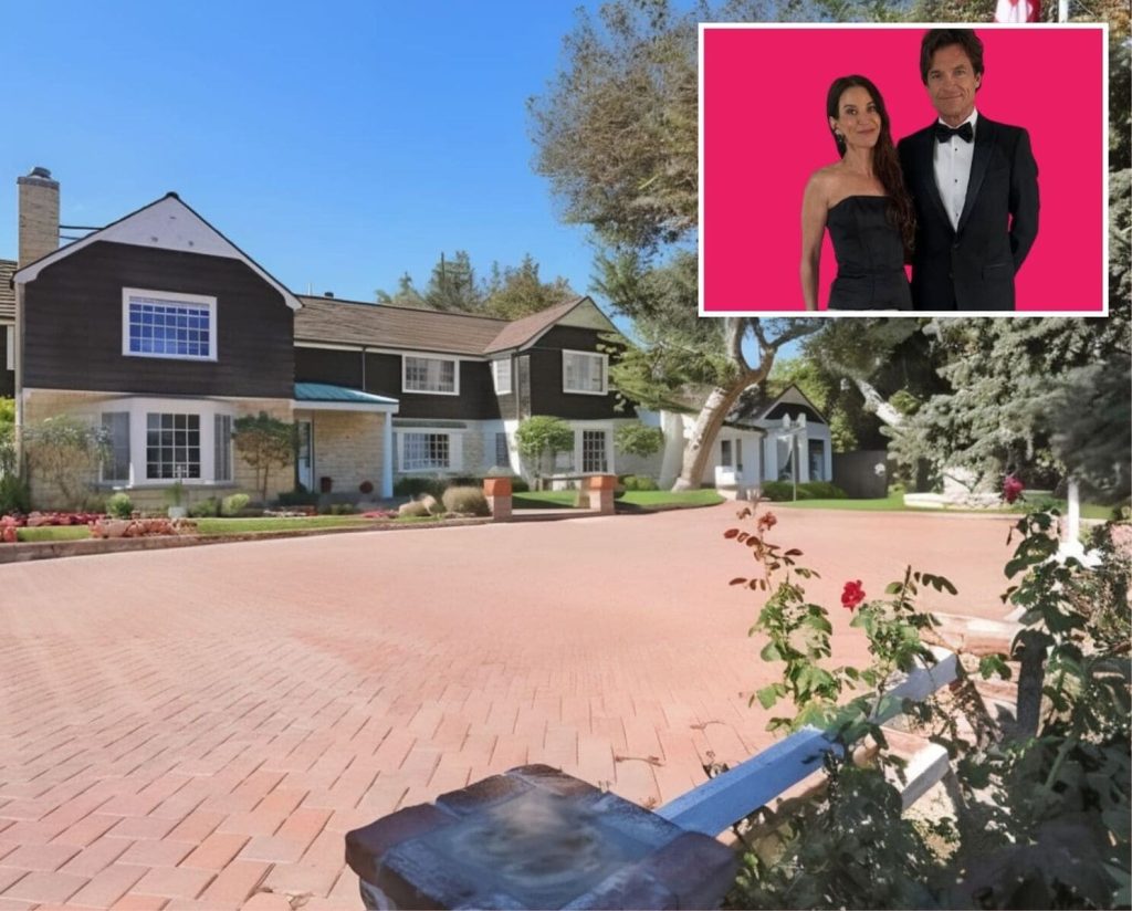 Driveway Exterior of Jason Bateman and Amanda Anka’s CA Home