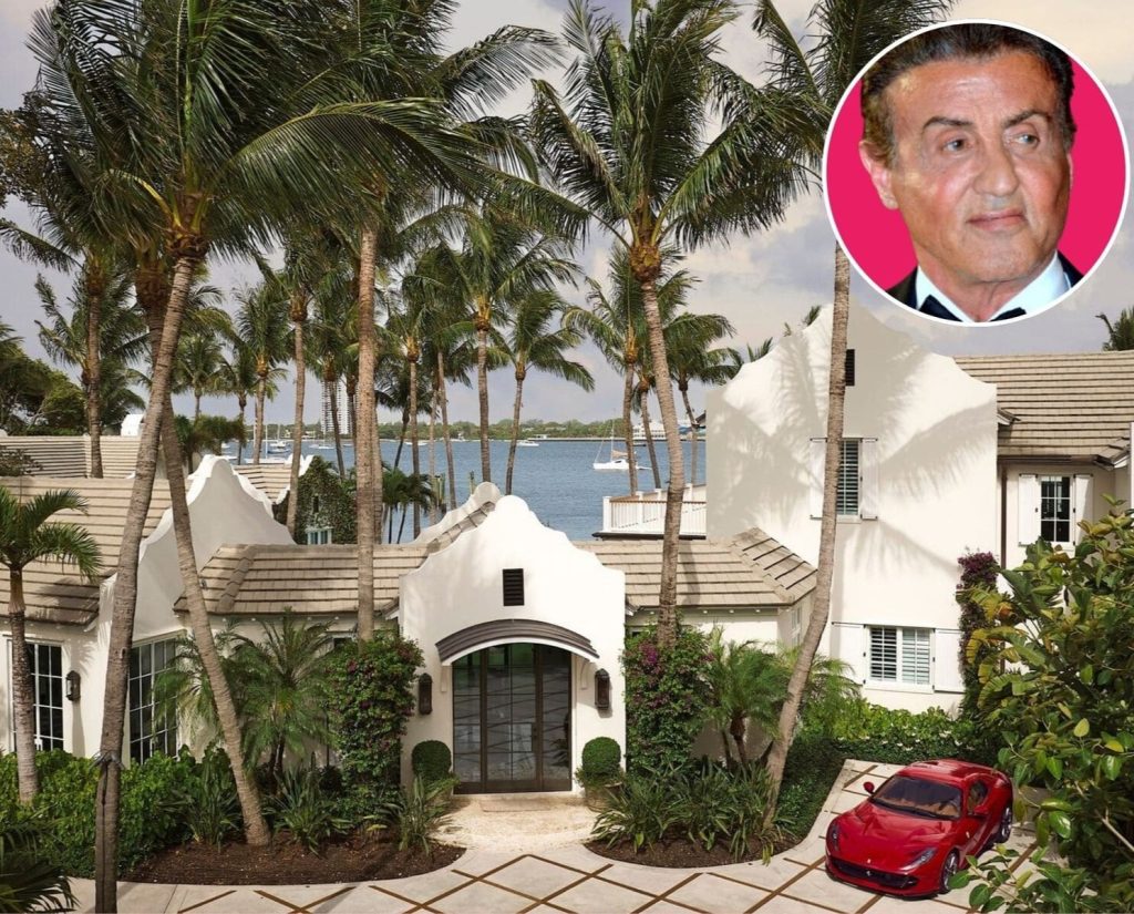 Exterior of Sylvester Stallone’s FL Home