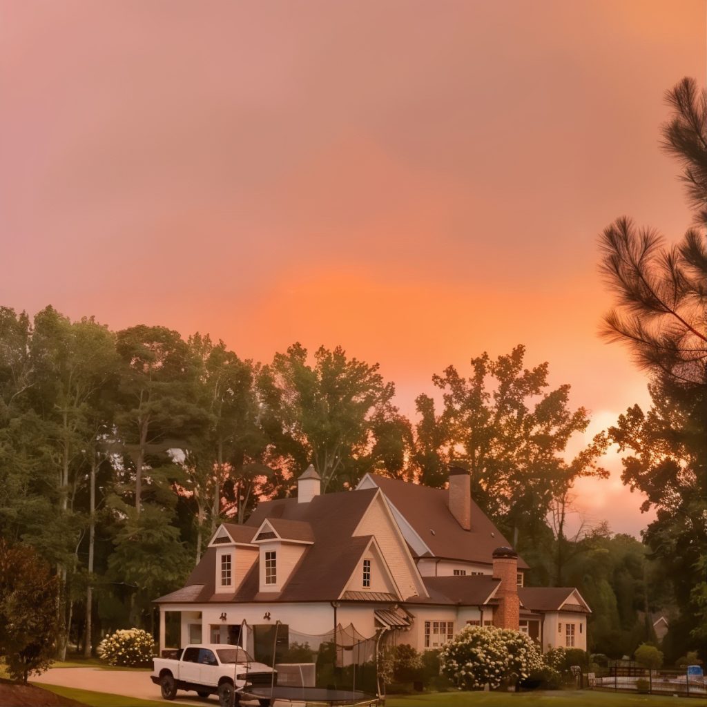 Side Exterior of Jo Dee Messina’s Former GA Home