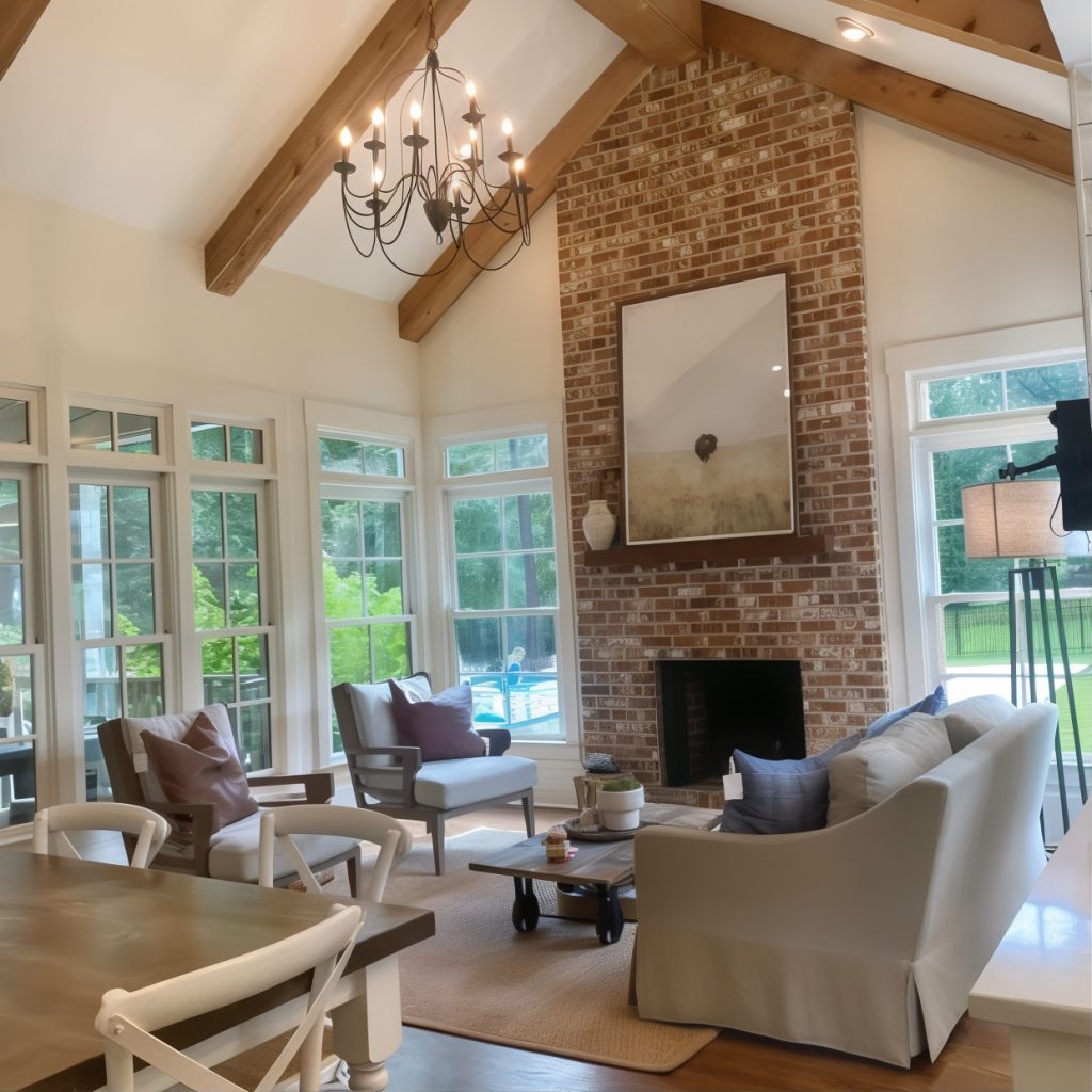 Living Room in Jo Dee Messina’s Former GA Home