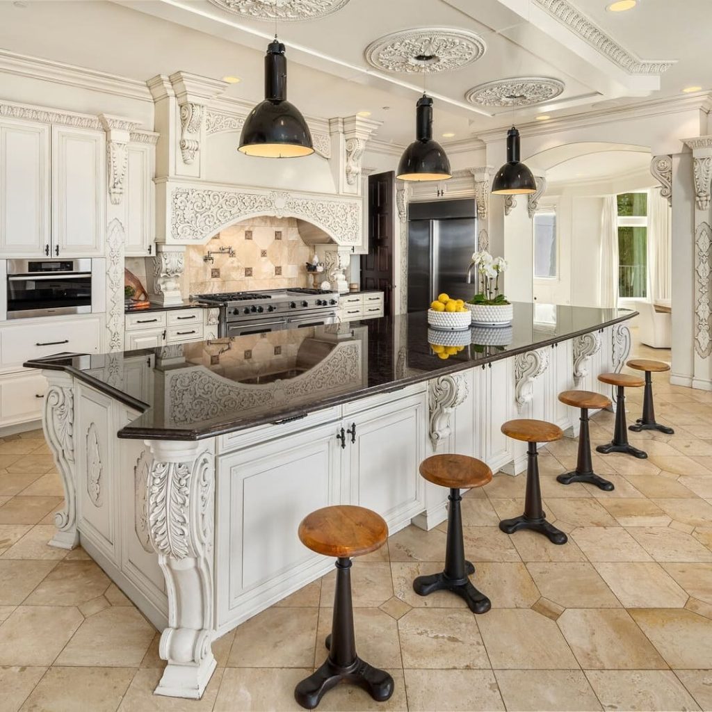Kitchen in Ciara and Russell Wilson’s Former WA Home