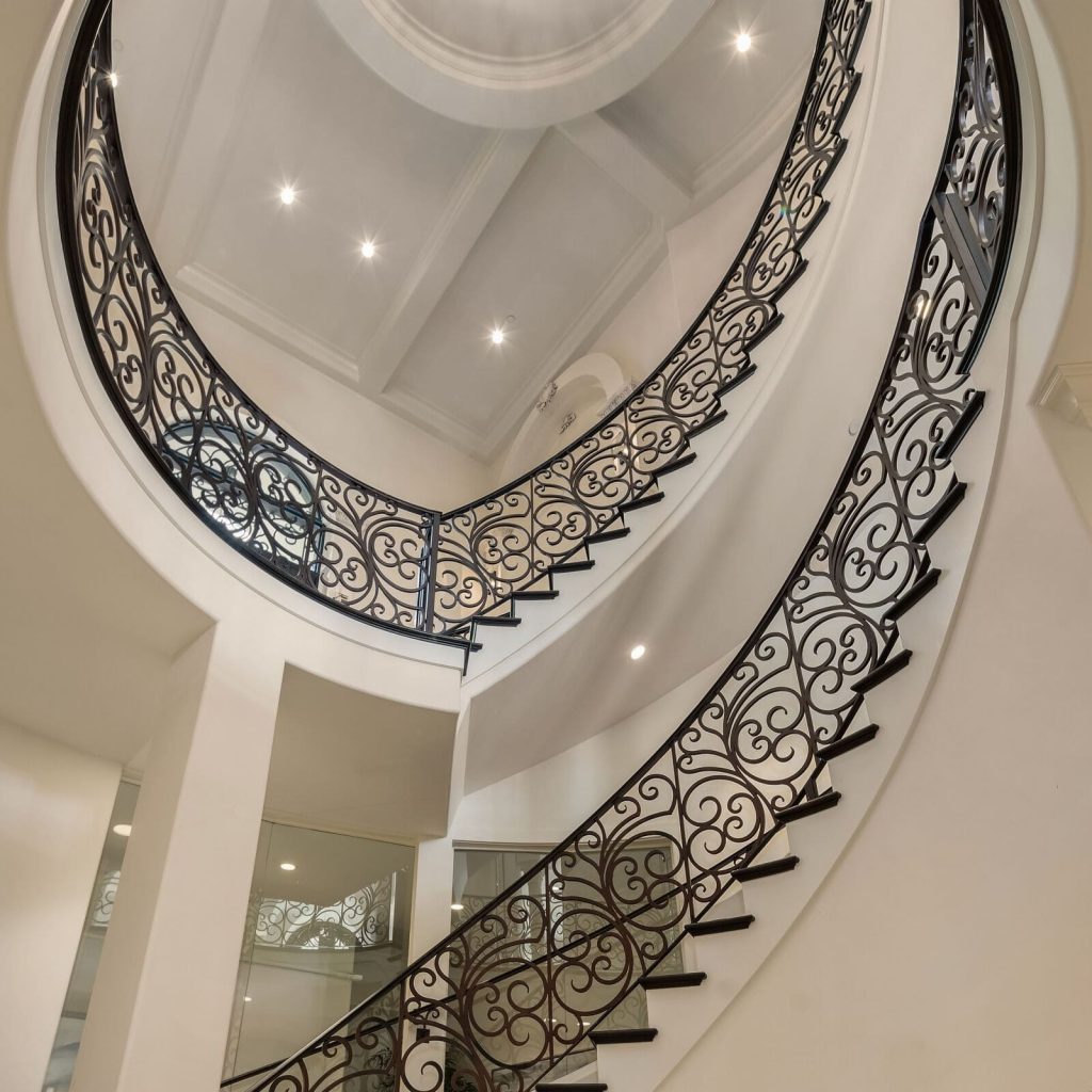 Staircase in Ciara and Russell Wilson’s Former WA Home