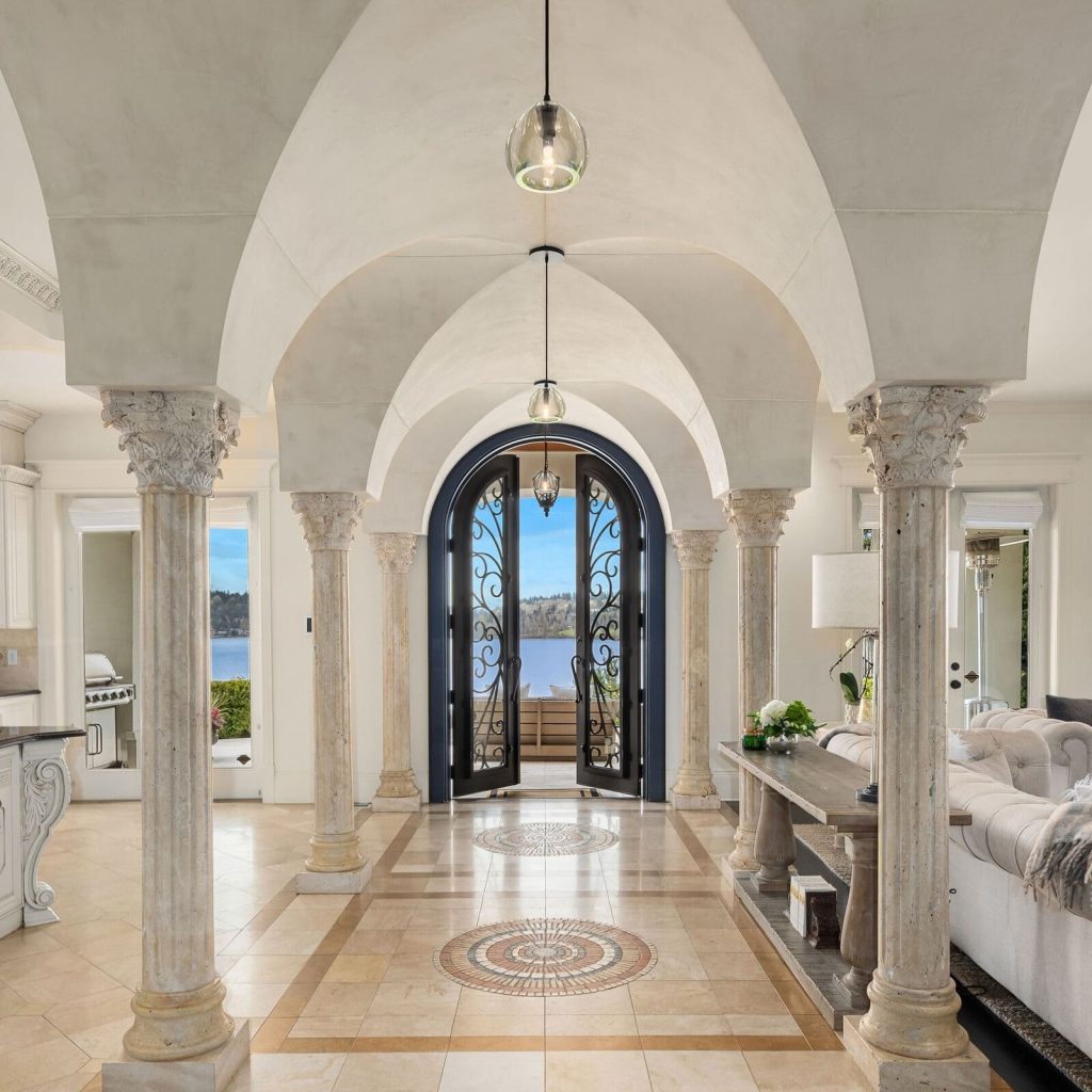 Hallway in Ciara and Russell Wilson’s Former WA Home