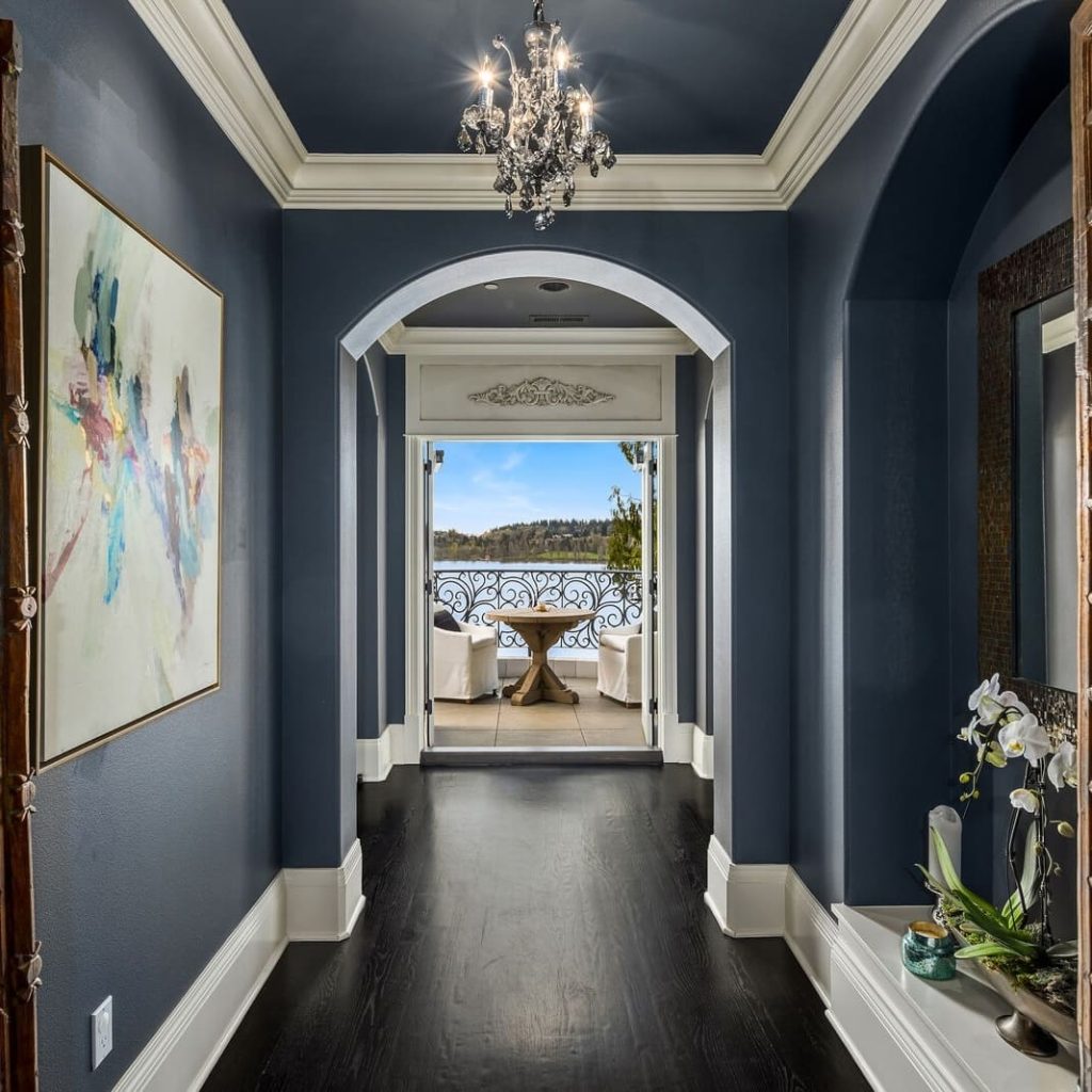 Hallway in Ciara and Russell Wilson’s Former WA Home