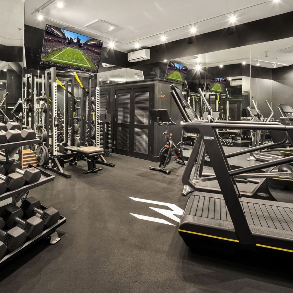 Gym in Ciara and Russell Wilson’s Former WA Home