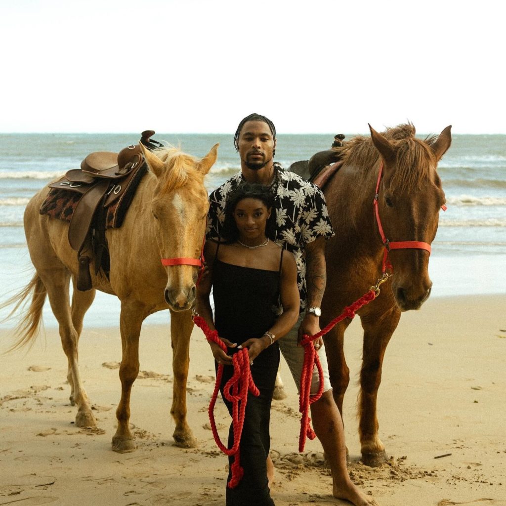 Simone Biles Embraces Horseback Riding