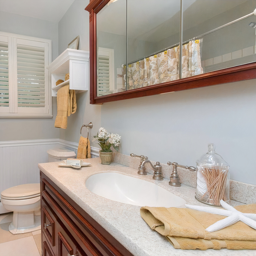 Bathroom in Jason Kelce's  Pennsylvania Home