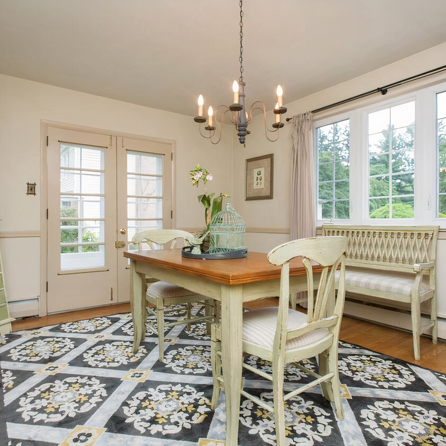 Dining Area in Jason Kelce's  Pennsylvania Home