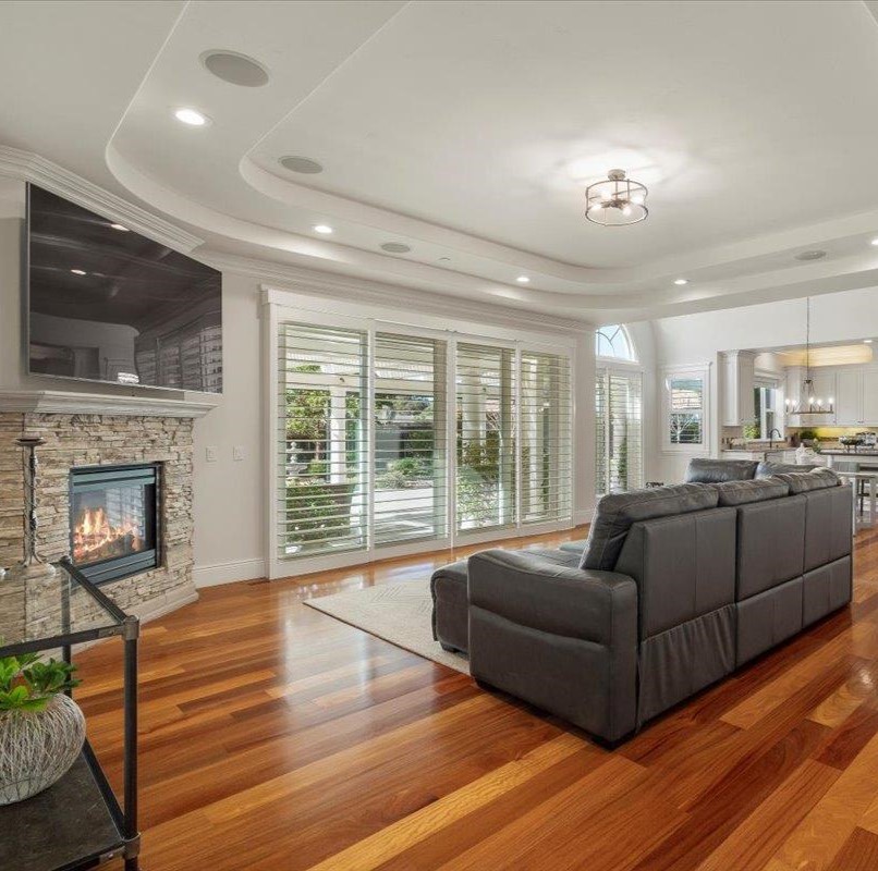 Living Room in Deebo Samuel’s California Home