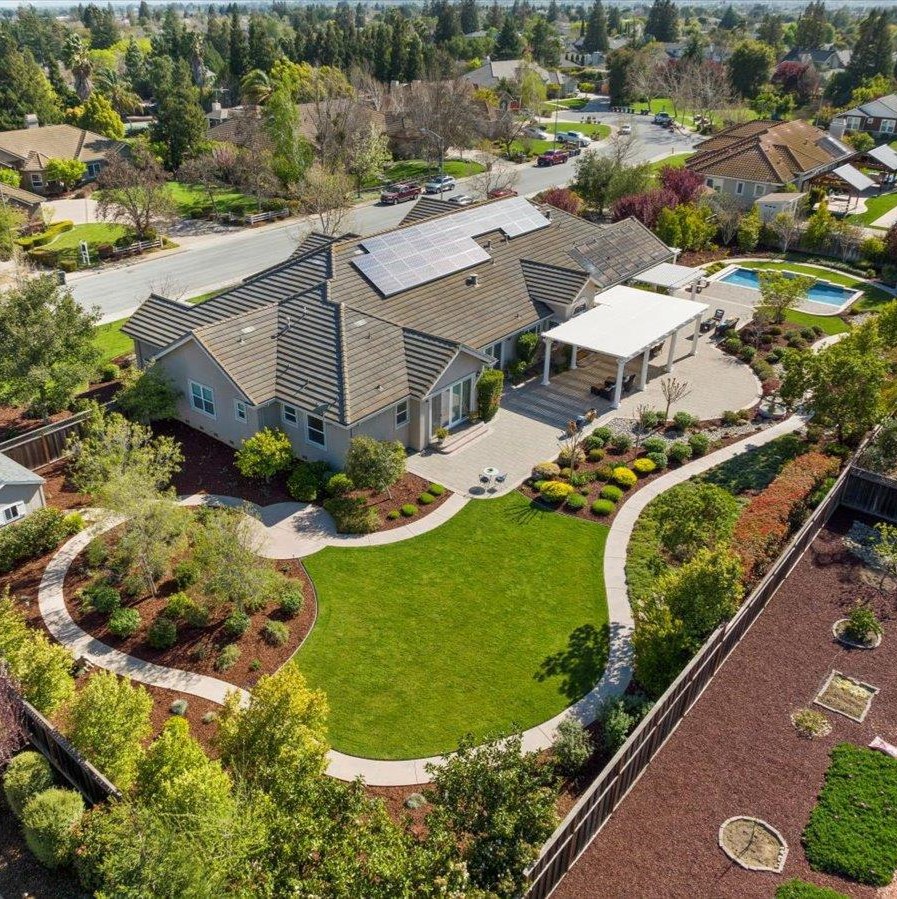 Aerial View of Deebo Samuel’s California Home