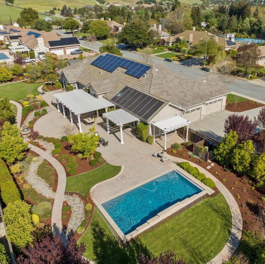 Aerial View of Deebo Samuel’s California Home