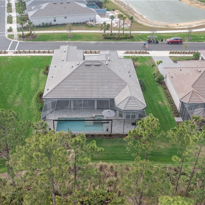 Rear View of Payton Pritchard’s Punta Gorda Home