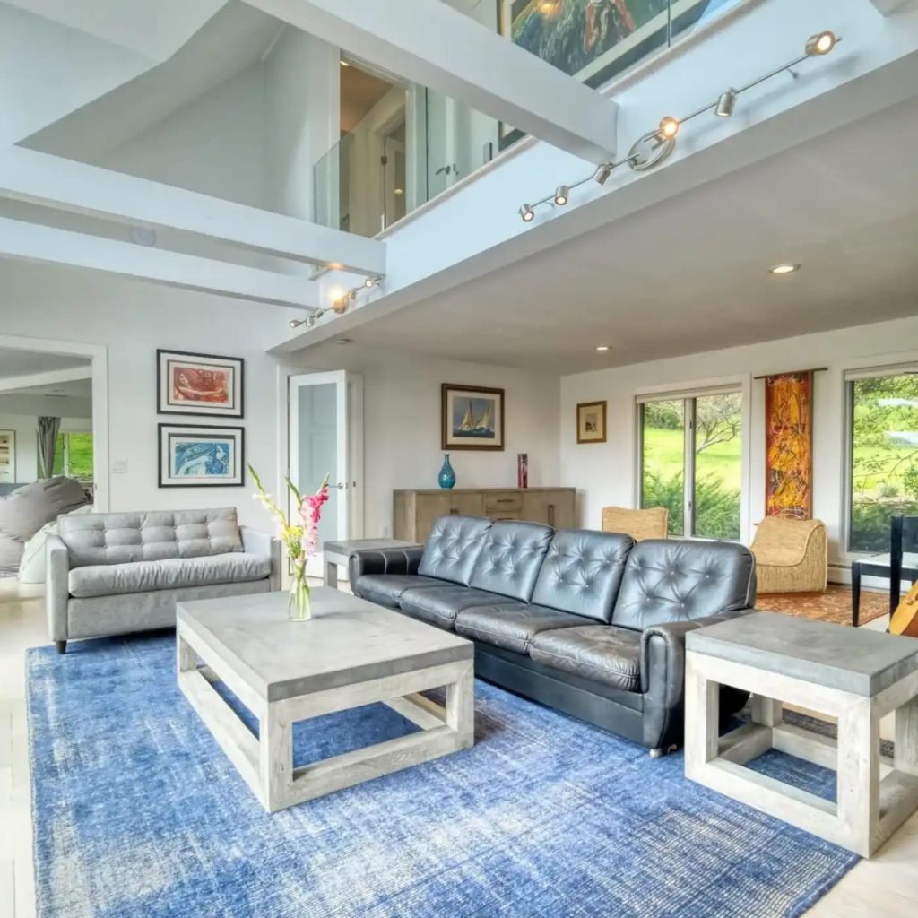 Living Area in Christopher Reeve’s Former MA Home