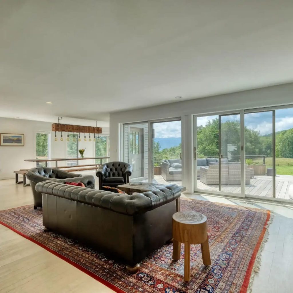 Sitting Area in Christopher Reeve’s Former MA Home