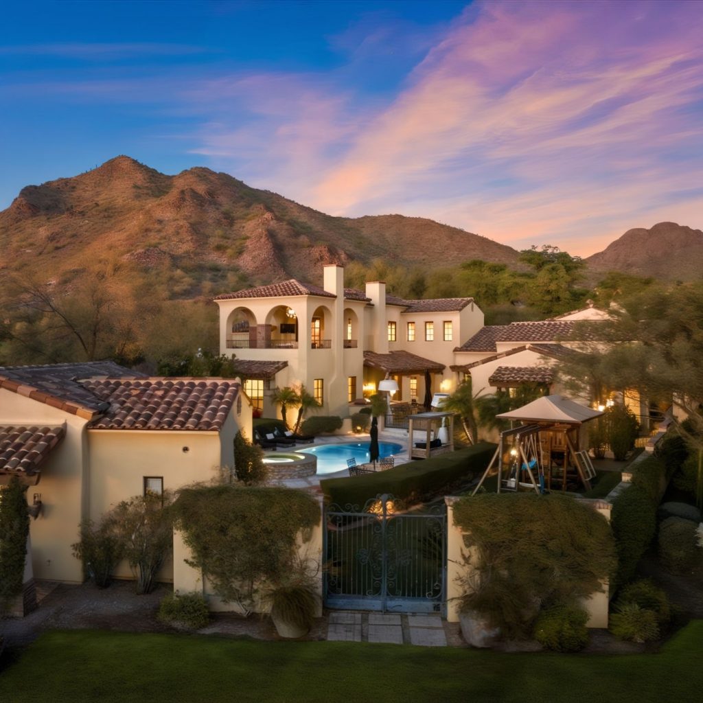 Aerial View of Charlie Kirk's Arizona Home