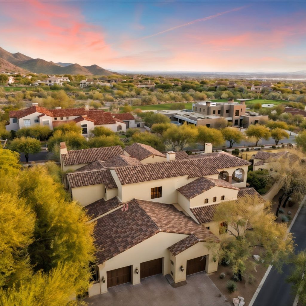 Aerial View of Charlie Kirk's Arizona Home