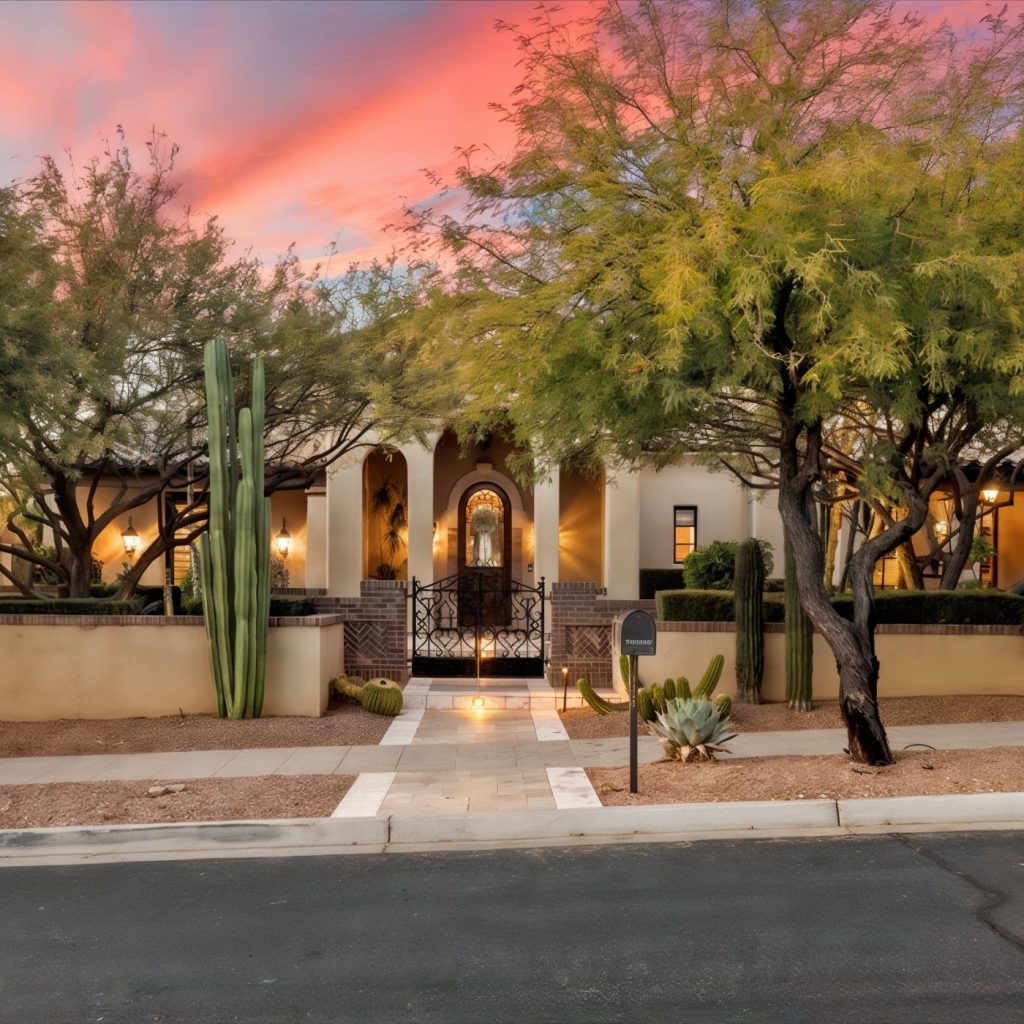 Entrance of Charlie Kirk's Arizona Home