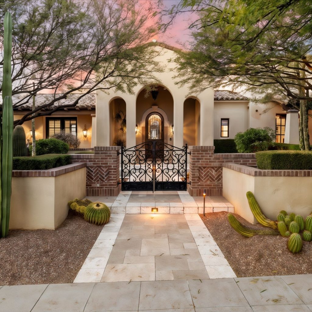 Entrance of Charlie Kirk's Arizona Home