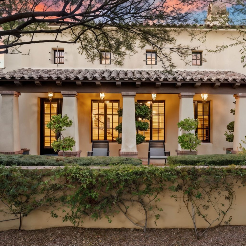 Front Porch of Charlie Kirk's Arizona Home