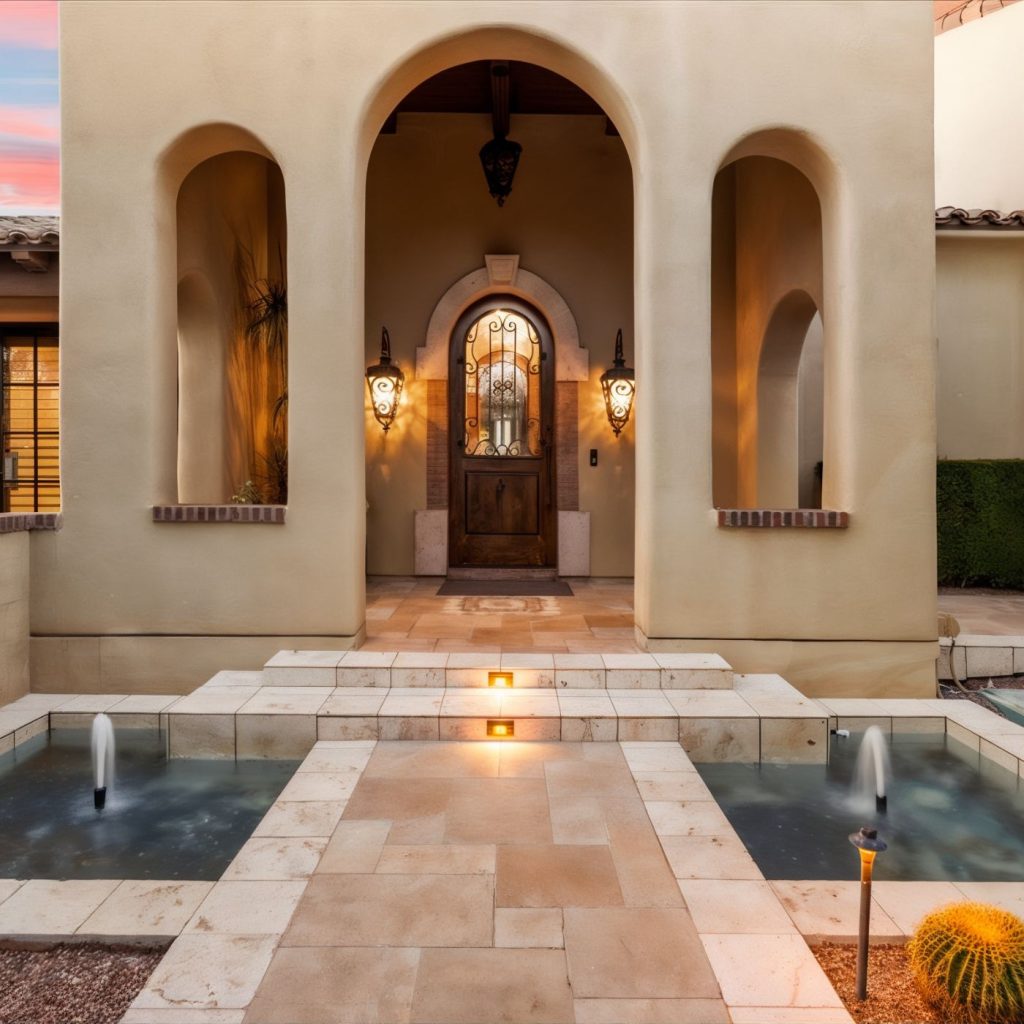 Entrance of Charlie Kirk's Arizona Home