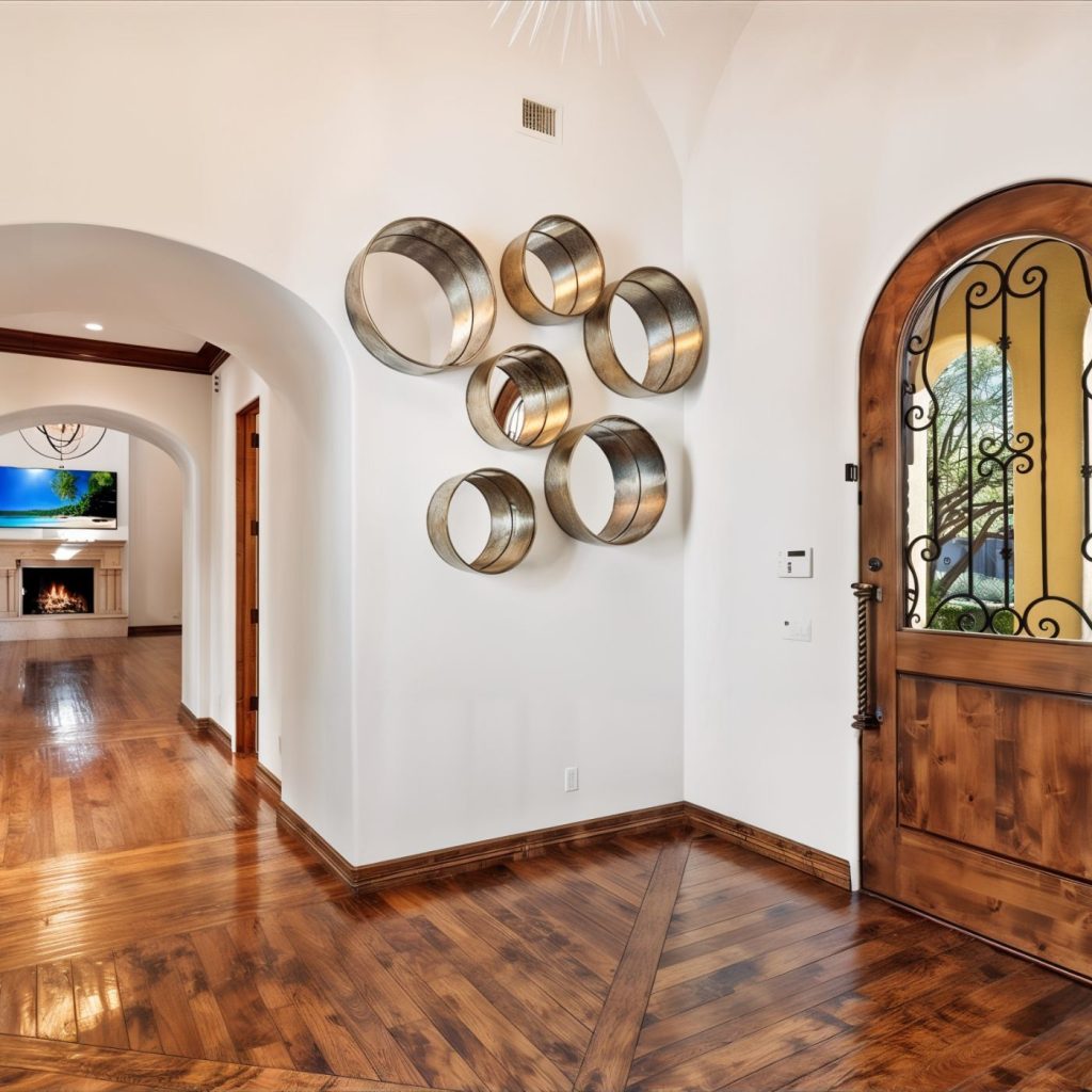 Entrance Hallway in Charlie Kirk's Arizona Home