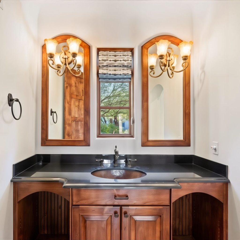 Bathroom in Charlie Kirk's Arizona Home