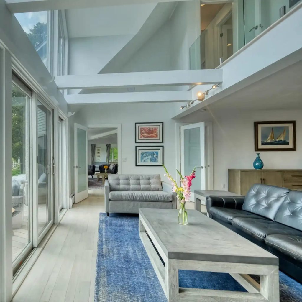 Living Area in Christopher Reeve’s Former MA Home
