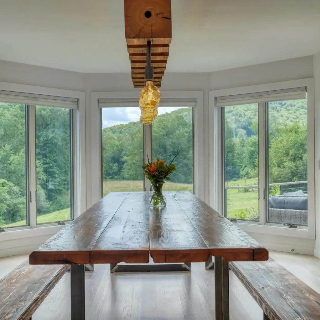 Dining Area in Christopher Reeve’s Former MA Home
