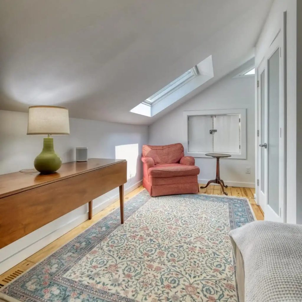 Bedroom Nook in Christopher Reeve’s Former MA Home