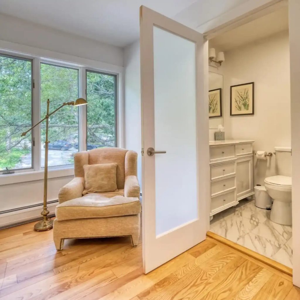 Reading Nook in Christopher Reeve’s Former MA Home