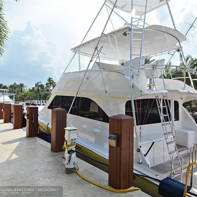 Dock of Anthony Rizzo's Fort Lauderdale Home