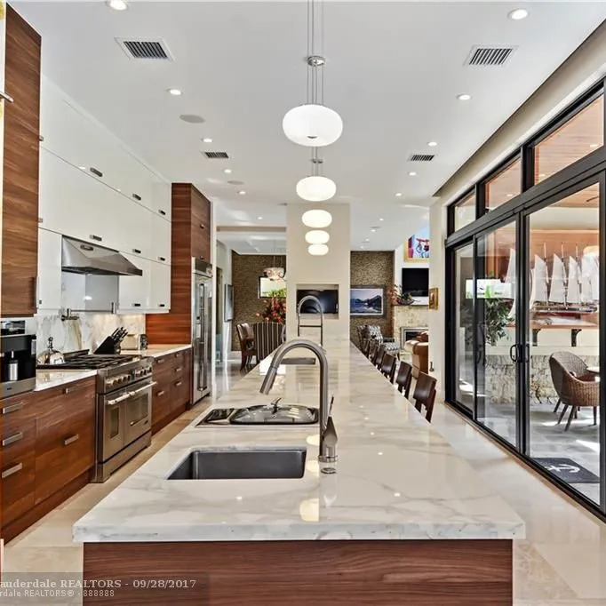 Kitchen in Anthony Rizzo's Fort Lauderdale Home