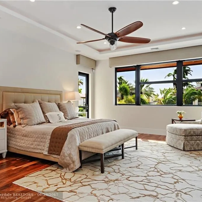 Bedroom in Anthony Rizzo's Fort Lauderdale Home