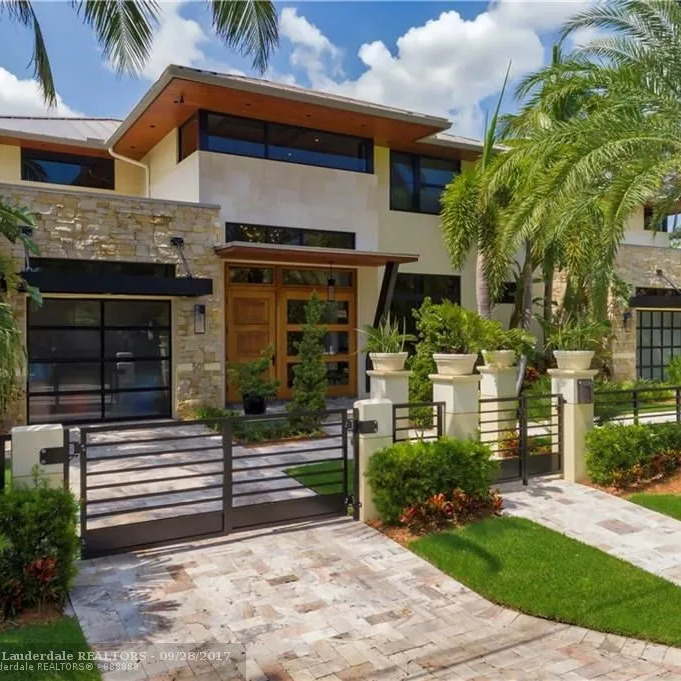 Front of Anthony Rizzo's Fort Lauderdale Home