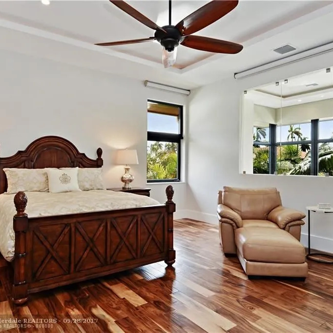 Bedroom in Anthony Rizzo's Fort Lauderdale Home