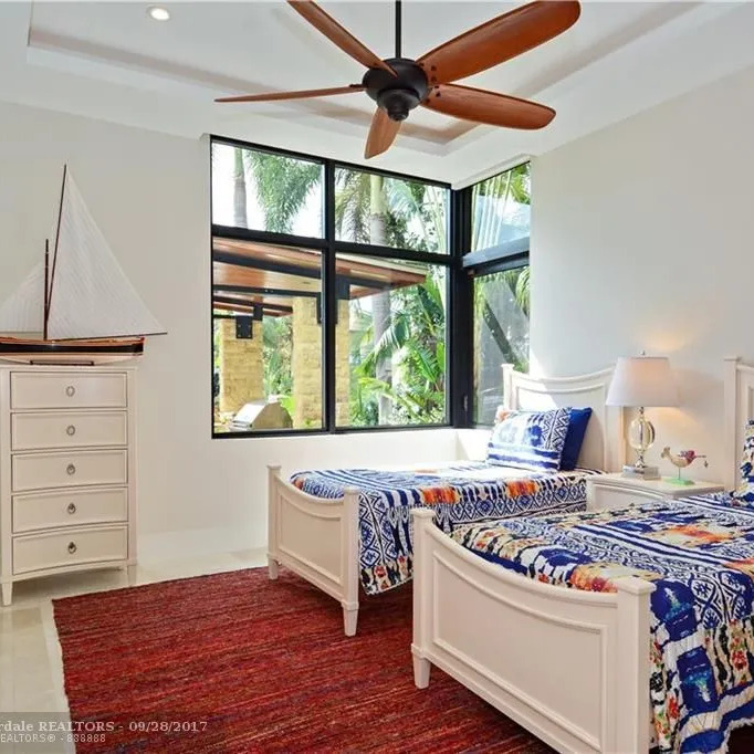 Bedroom in Anthony Rizzo's Fort Lauderdale Home