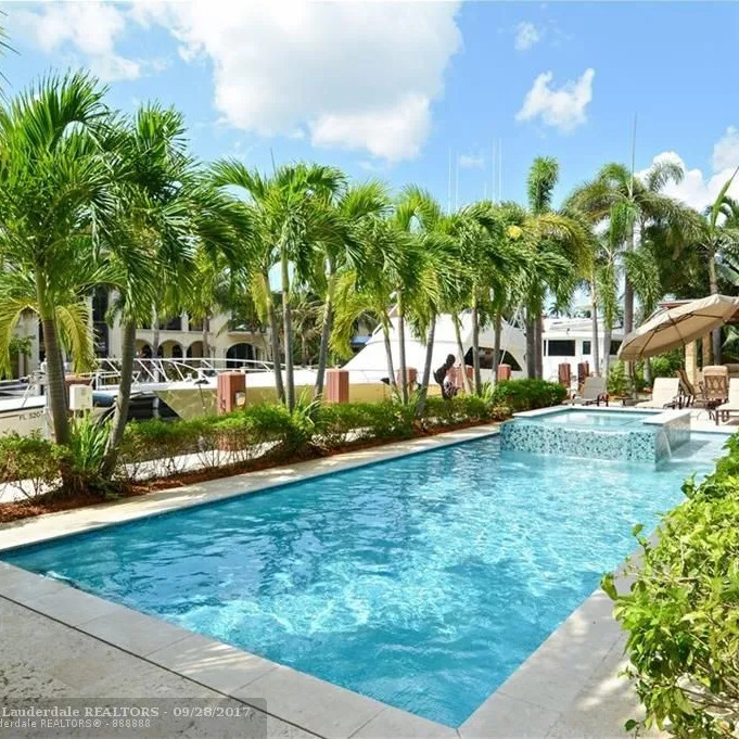 Pool Area of Anthony Rizzo's Fort Lauderdale Home