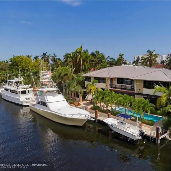 Backside of Anthony Rizzo's Fort Lauderdale Home