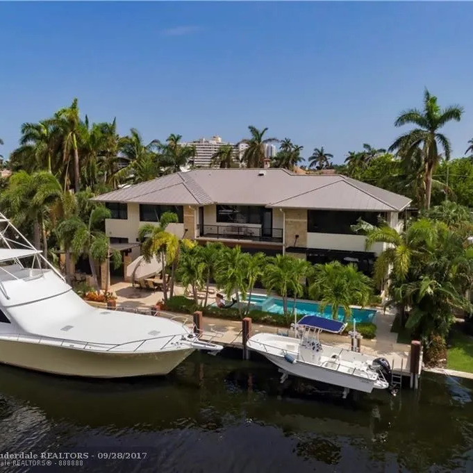 Backside of Anthony Rizzo's Fort Lauderdale Home