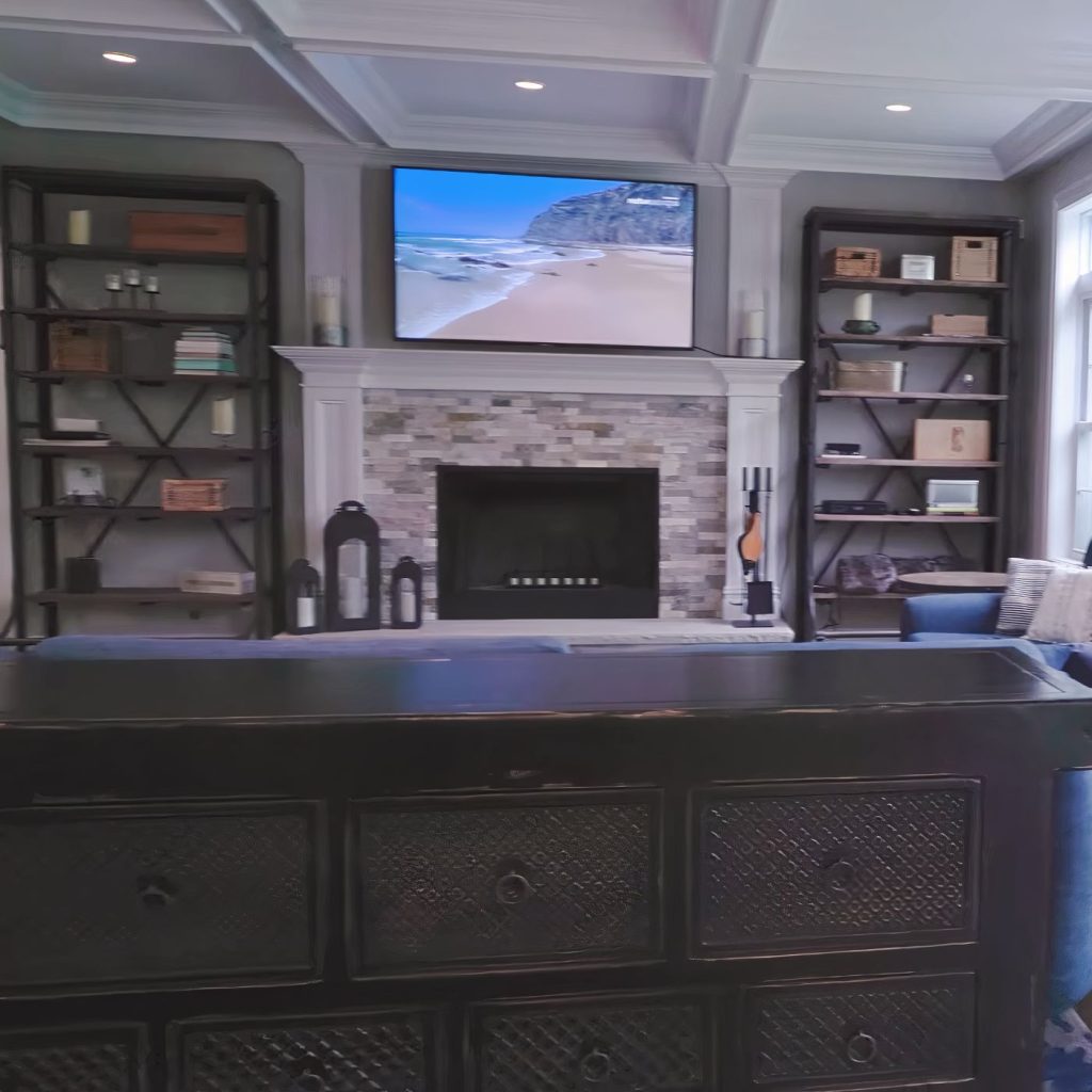 Living Area in Garrett Wilson's NJ Home