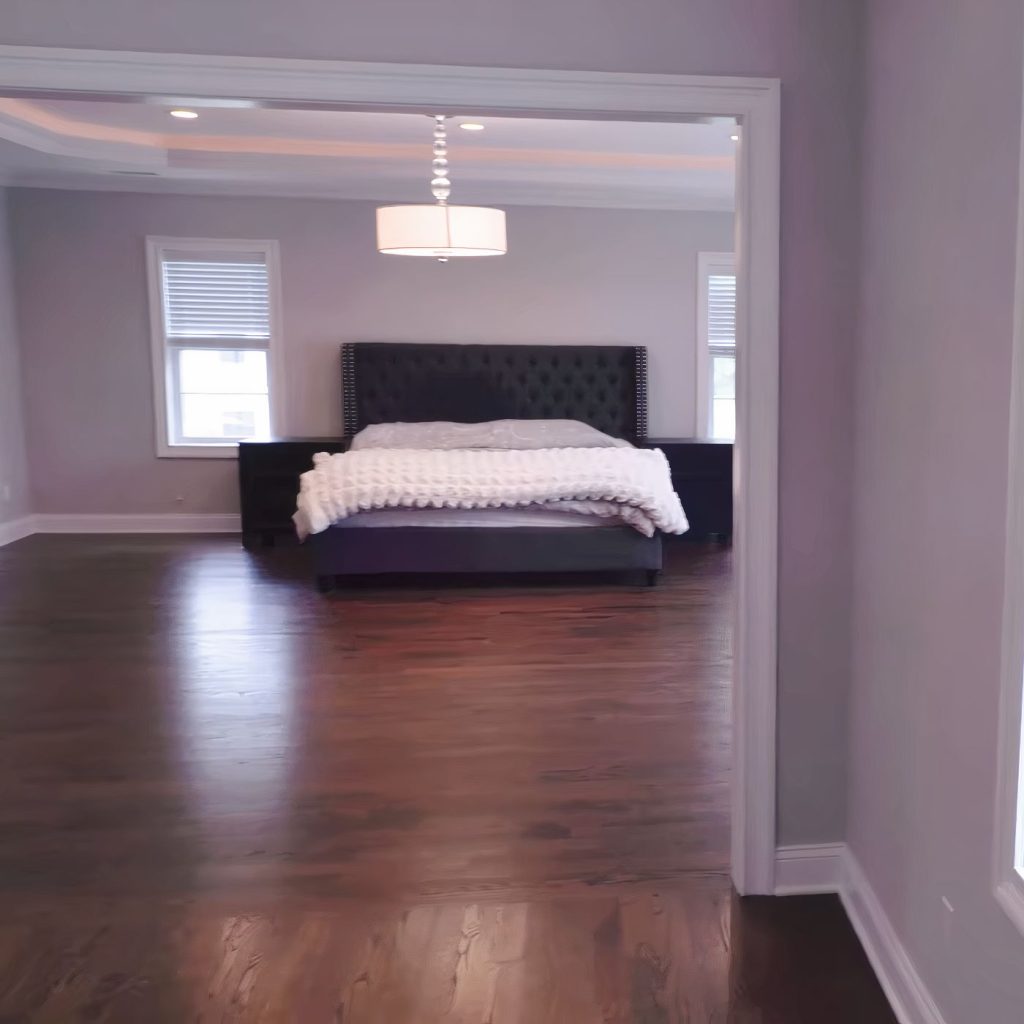 Bedroom in Garrett Wilson's NJ Home