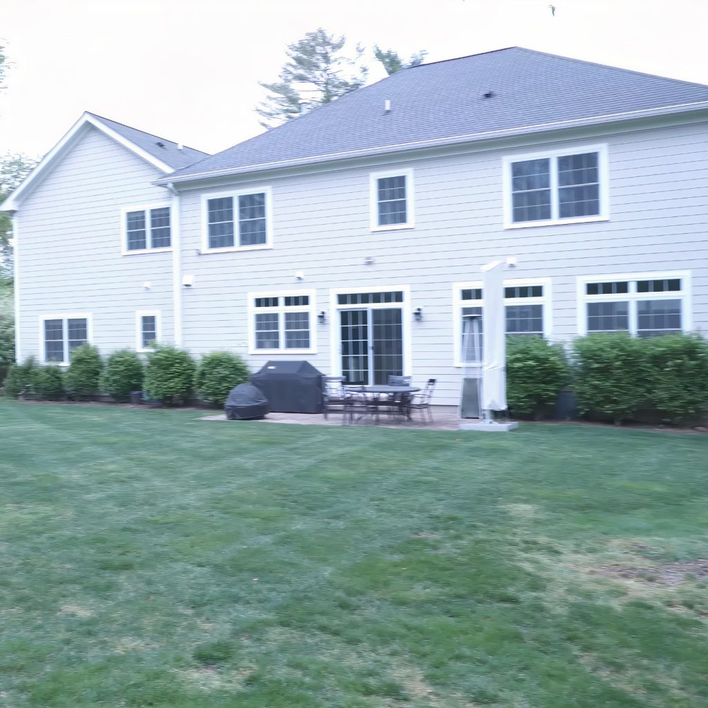 Backyard of Garrett Wilson's NJ Home