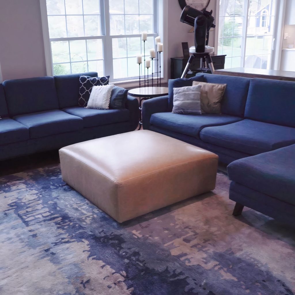 Living Area in Garrett Wilson's NJ Home