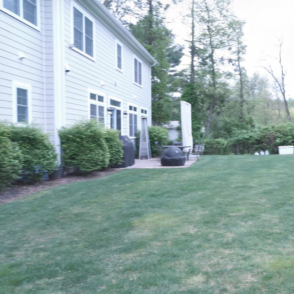 Backyard of Garrett Wilson's NJ Home