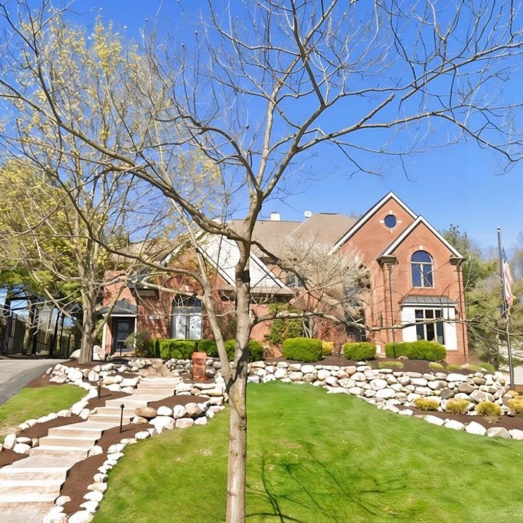 Front View of Mike Tirico’s MI Home